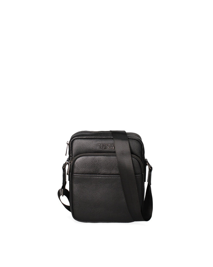 Torian Pro Men's Sling Bag - Genuine Leather & Polyester