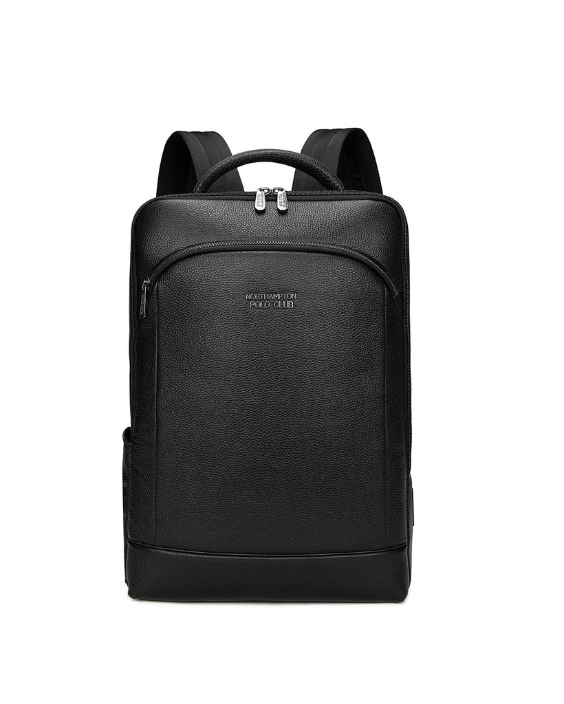 Arboria Nova Unisex Backpack - Genuine Leather & Polyester - Casual