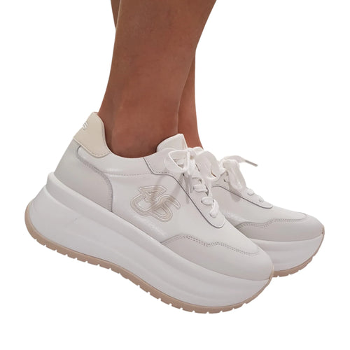Scarpe 4US Donna Bianco