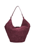 Women's Shoulder Bag - Lisboa Model - Suede Leather