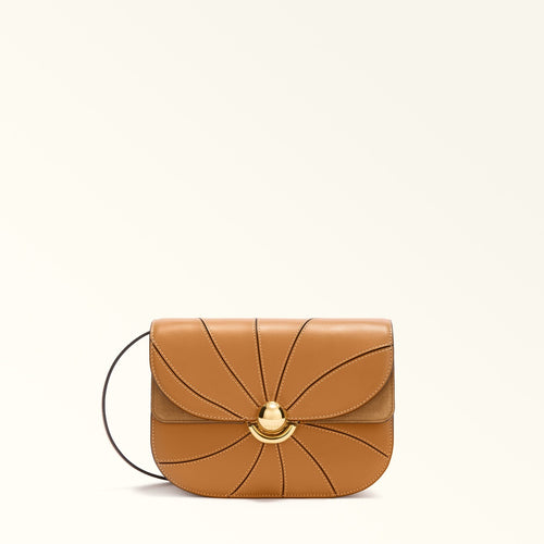 Women's Shoulder Bag - Lyra Pro Model - Leather & Suede
