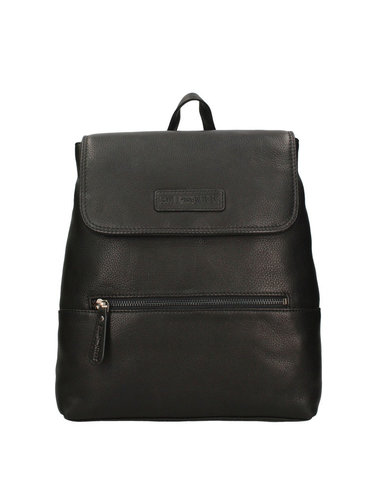 Men's Genuine Leather Backpack - False Model - 100% Calf Leather