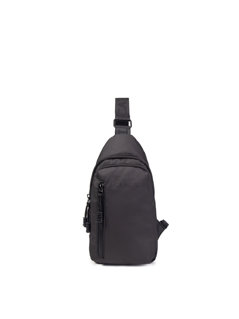 Men's Vegan Leather Chest Bag - False Model - Casual