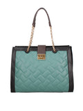 Women's Shopper Bag - Émeraude Model - Faux Leather