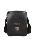 Men's PU Leather Sling Bag - Faux Design - Casual