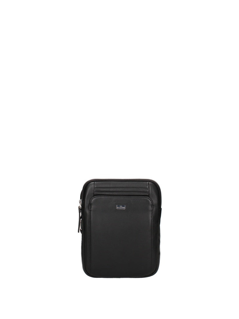 Men's Genuine Leather Shoulder Bag - Novara Lux Model - Casual