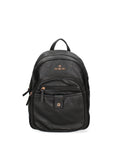 Women's Faux Leather Backpack - False Model - Casual