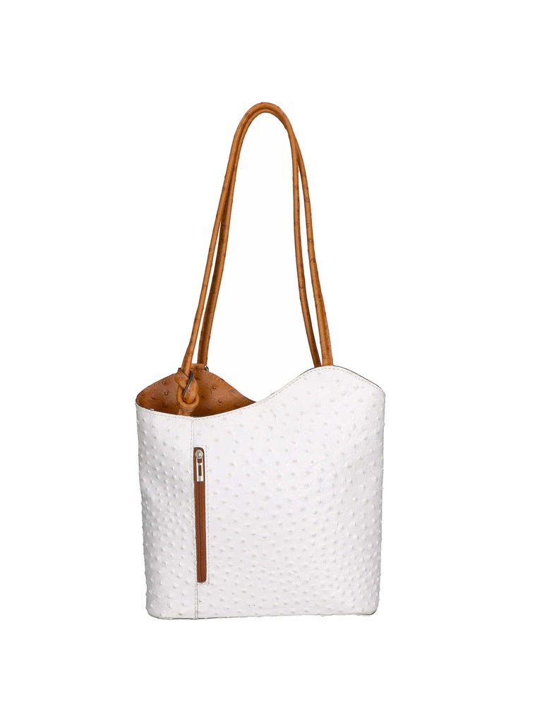 Women's Genuine Leather Backpack - Chanel Style