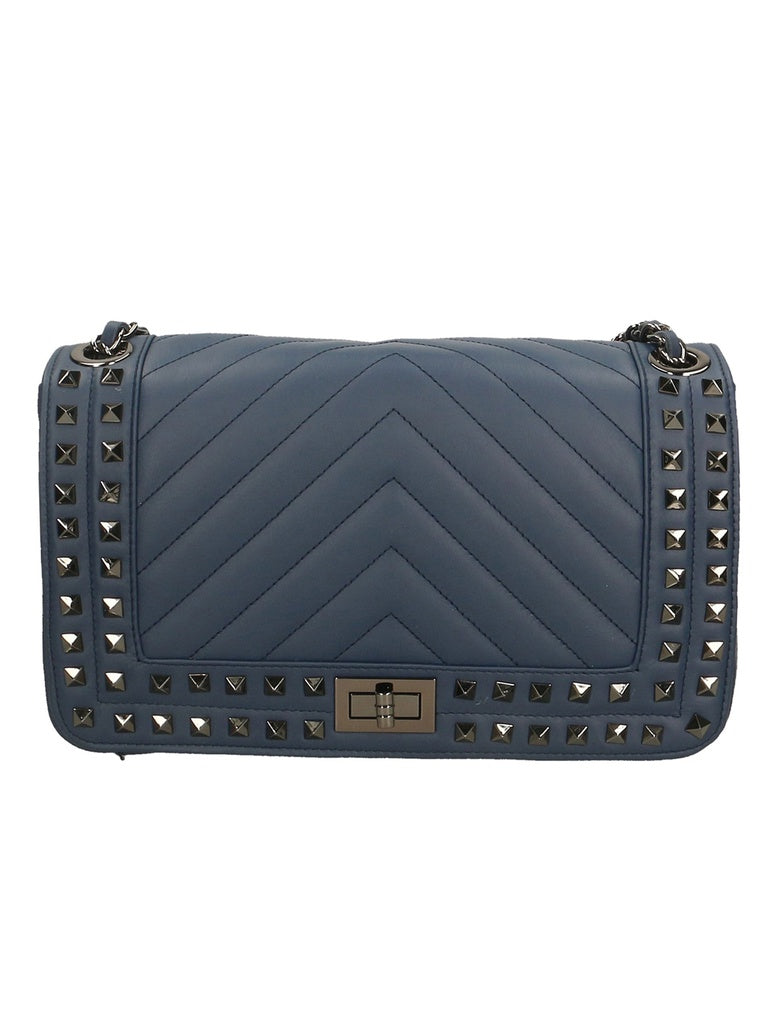 Women's Shoulder Bag - Bologna Model - Genuine Leather