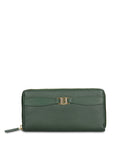 Women's Genuine Leather Wallet - Eridana Plus Model - With Zip