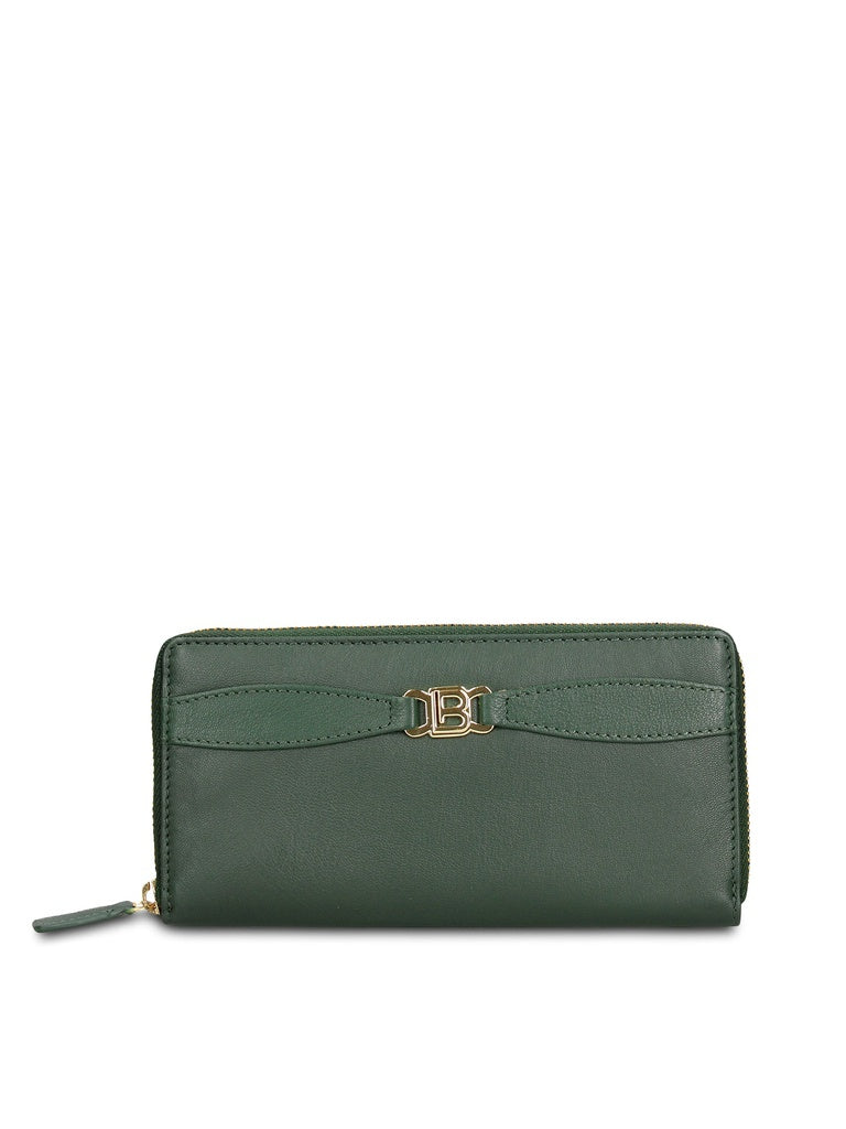 Women's Genuine Leather Wallet - Eridana Plus Model - With Zip