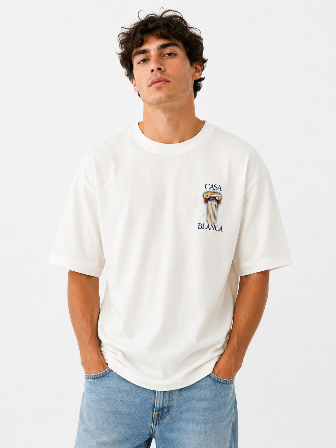 Casa Blanca T-Shirt Uomo Bianco