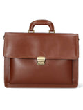Men's Italian Made Leather Work Bag - Erebo Model - Genuine Leather