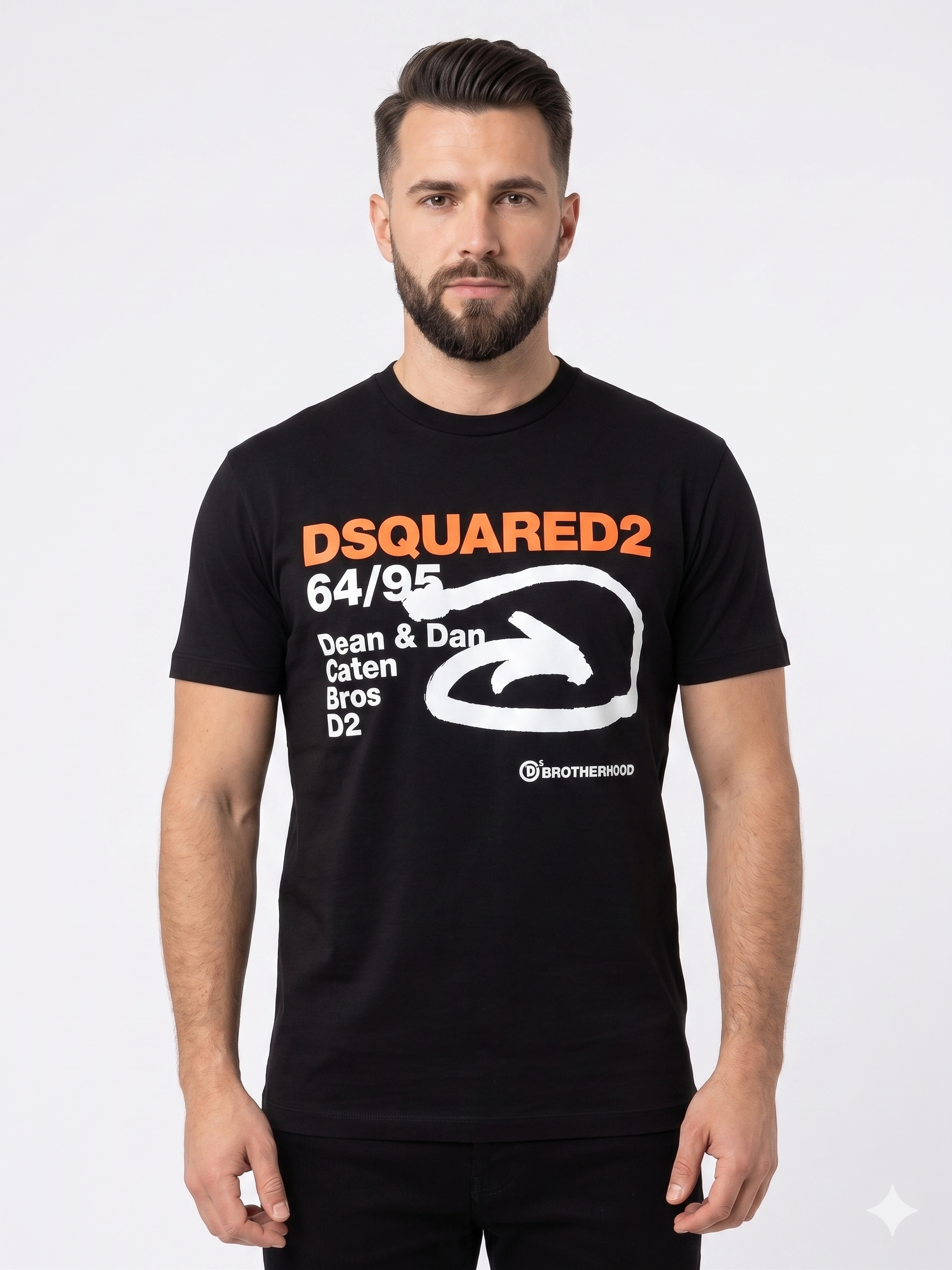 T-Shirt DS2 Uomo Nero