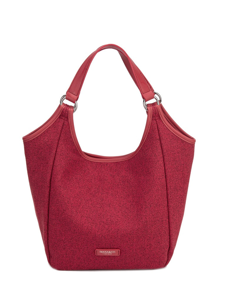 Women's Handbag - Amaranta Prime Model - Polyester/Polyurethane