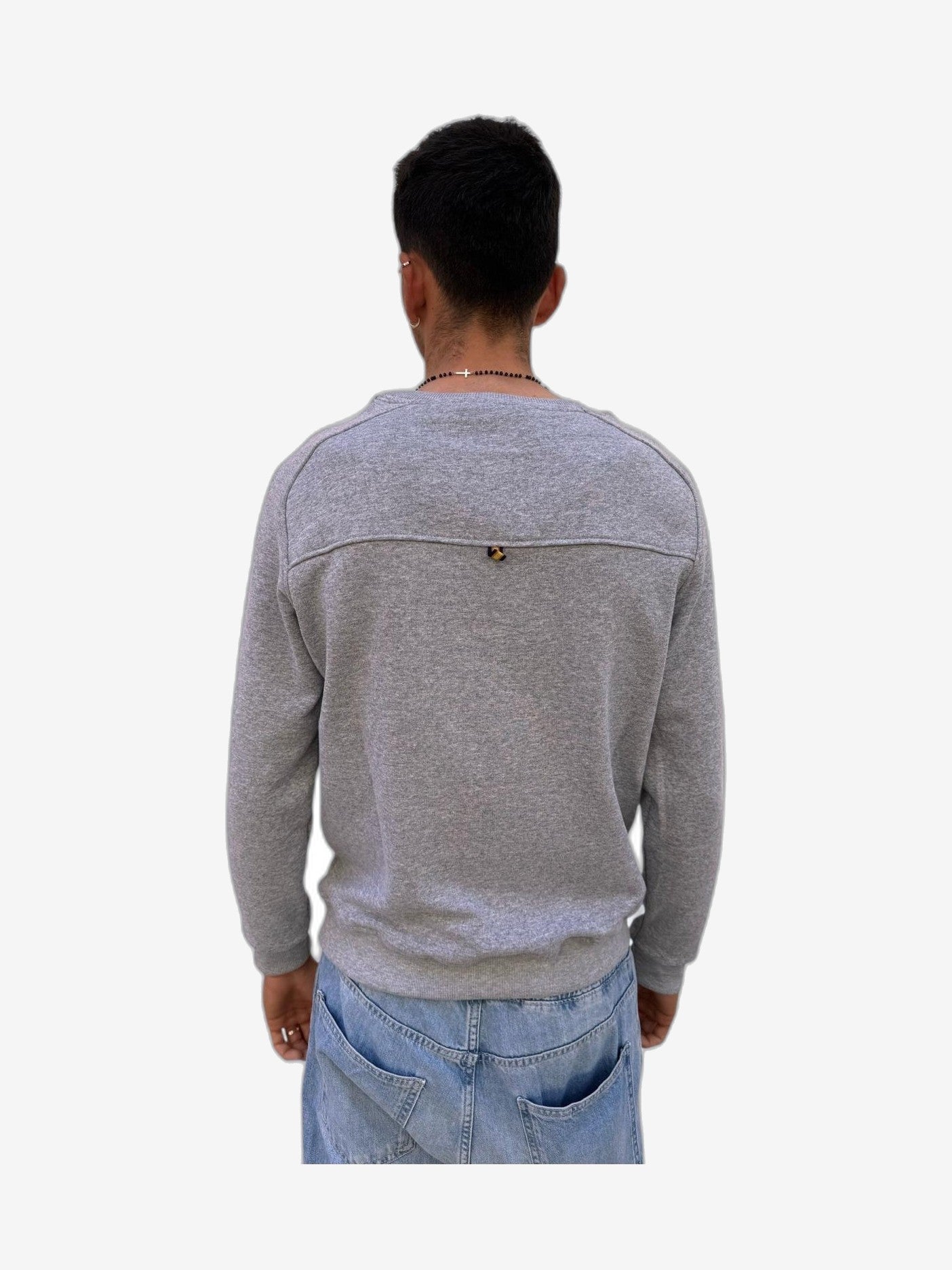 K-WAY Felpa Uomo Grigio Felpa
