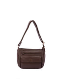 Women's Shoulder Bag - False Design - Faux Leather