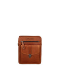 Men's Shoulder Bag - False Model - Genuine Calf Leather