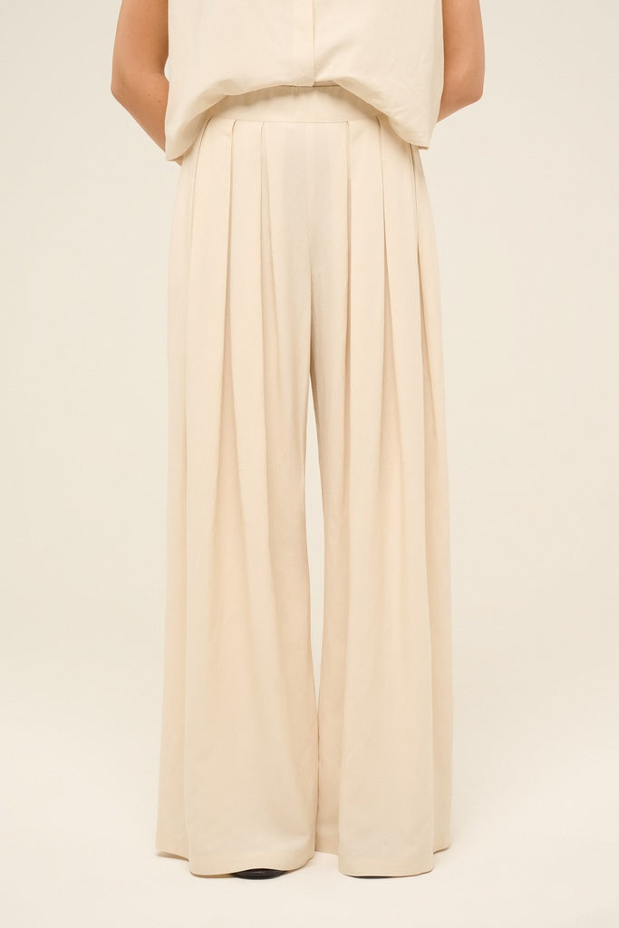 Women's Linaria Plus Pants - Viscose & Linen - Made in Italy