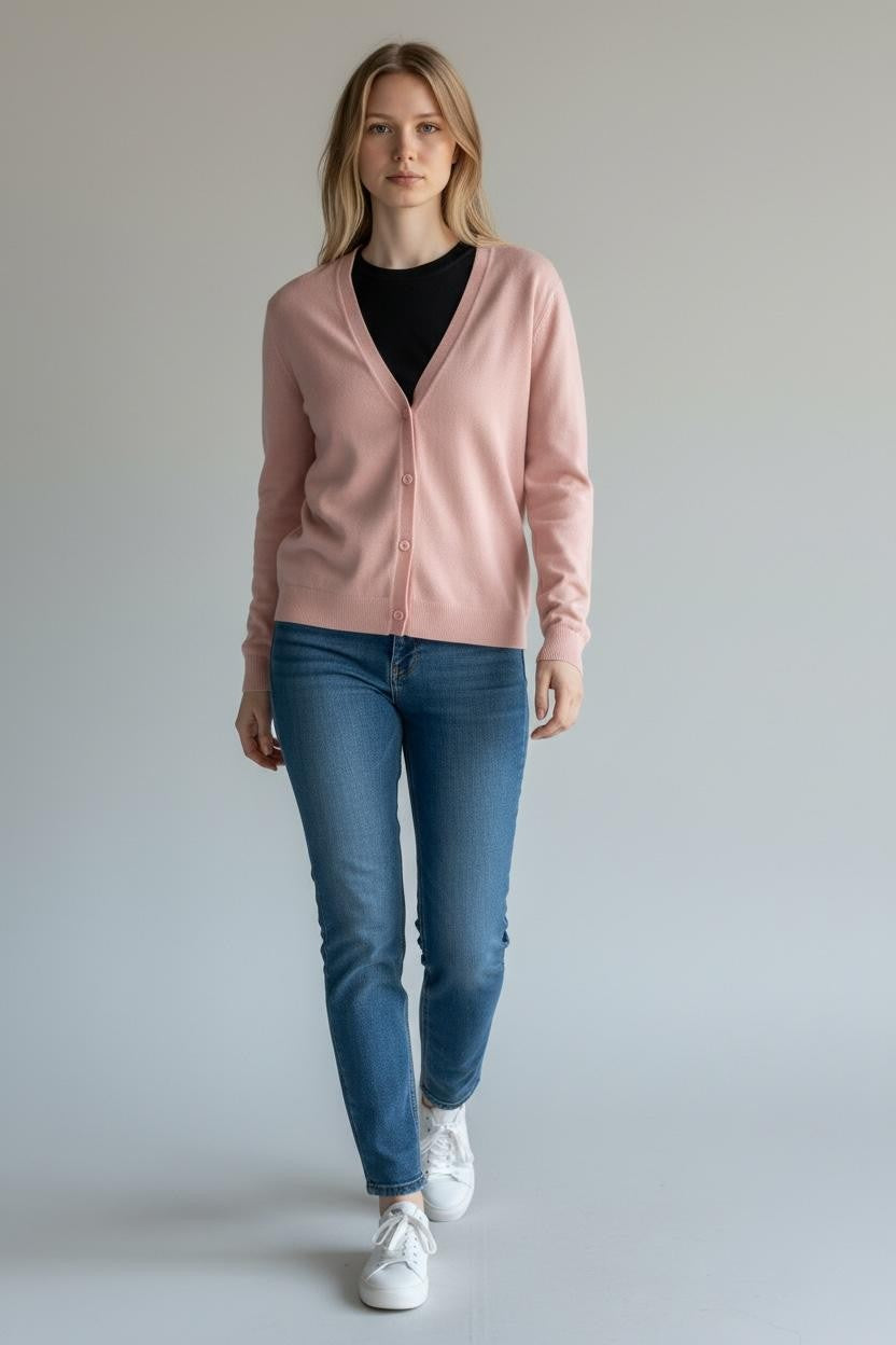 MARIUCCIA MILANO Cardigan Donna Blu Cotone