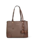 Women's Shoulder Bag - Lysianne Model - PU Vegan Leather