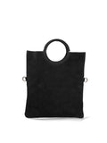 Women's Handmade in Italy Handbag - Zelia Model - Suede Leather