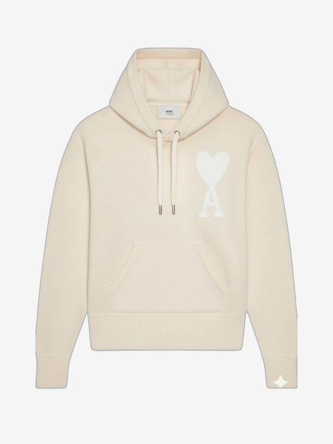 AMI PARIS Maglione Unisex Beige Felpa