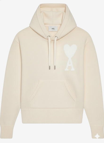 AMI PARIS Maglione Unisex Beige Felpa