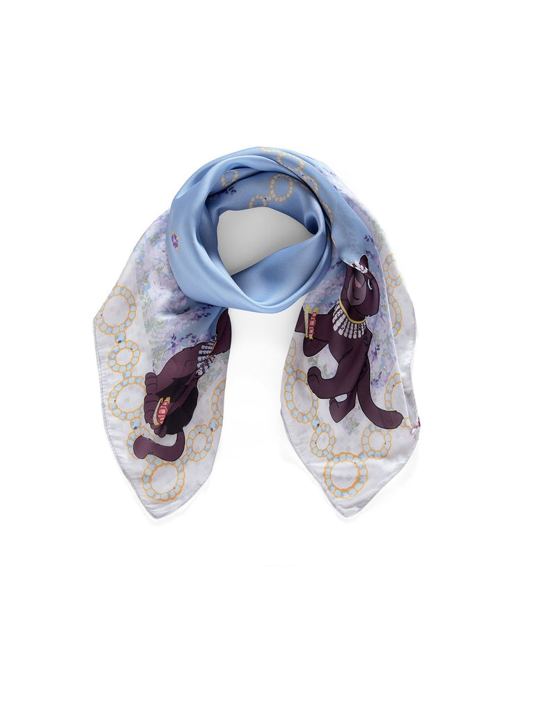 Women's Polyester Scarf - Elora Plus Pattern - Casual