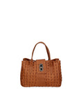 Women's Shoulder Bag - Deer Design - Genuine Leather