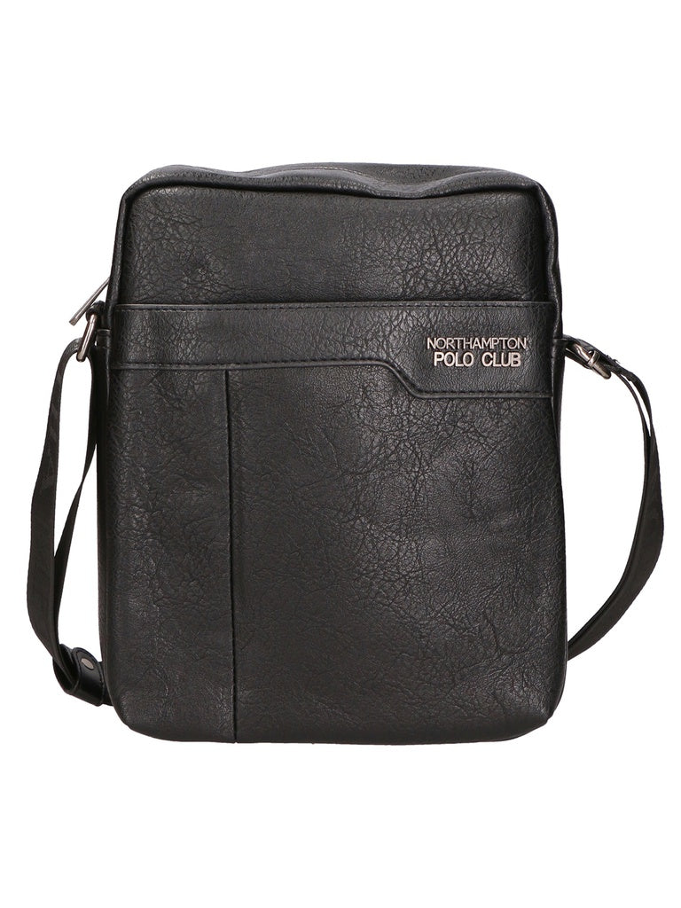 Men's PU Leather Sling Bag - Faux Design - Casual