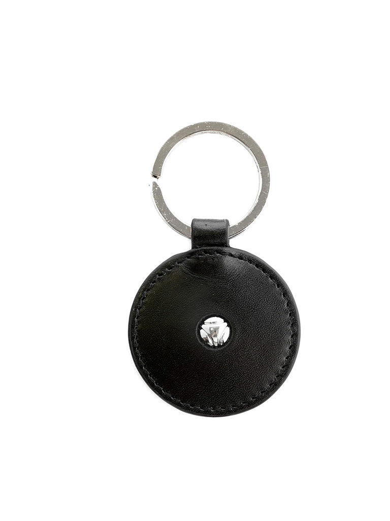 Leather Key Chain for Men - Made in Italy - Noirhomme Model - 100% Leather