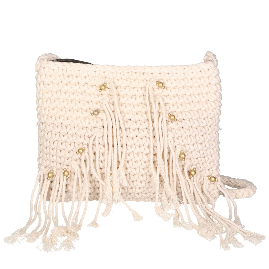 Women's Shoulder Bag - Judith Model - Woven Cotton