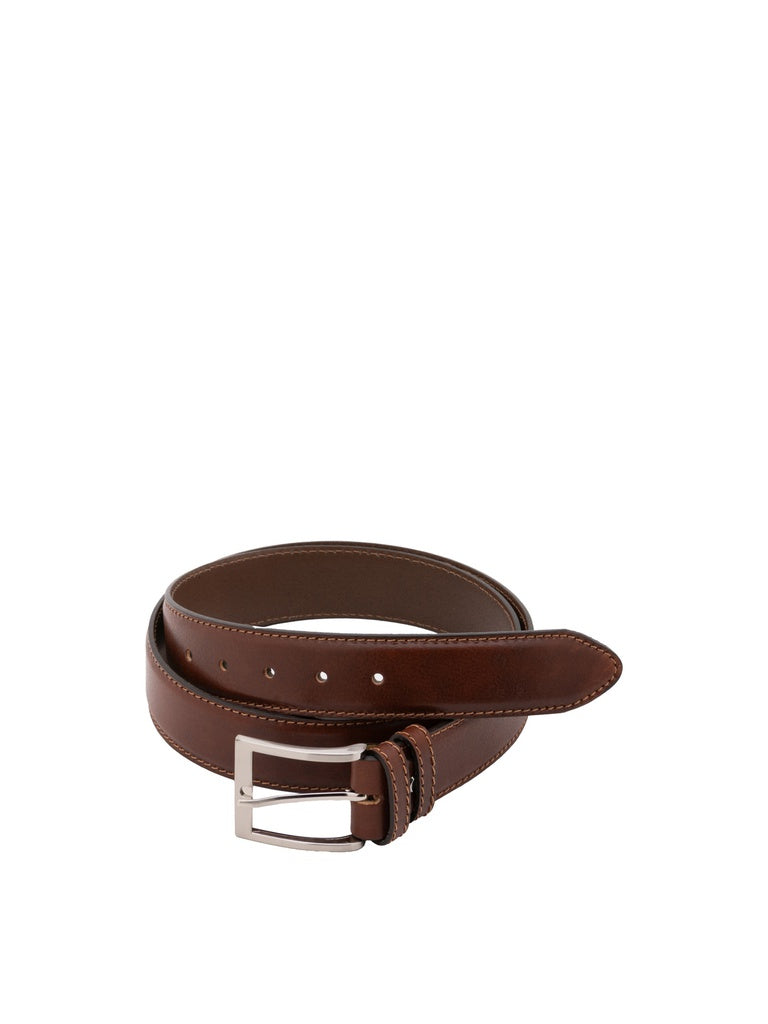 Genuine Leather Men's Belt - False Model - Made in Italy