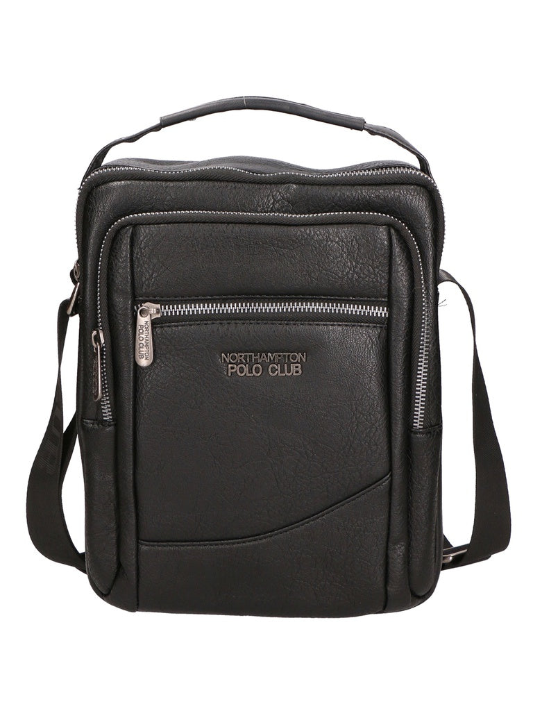 Men's PU Leather Shoulder Bag - Faux Design - Casual