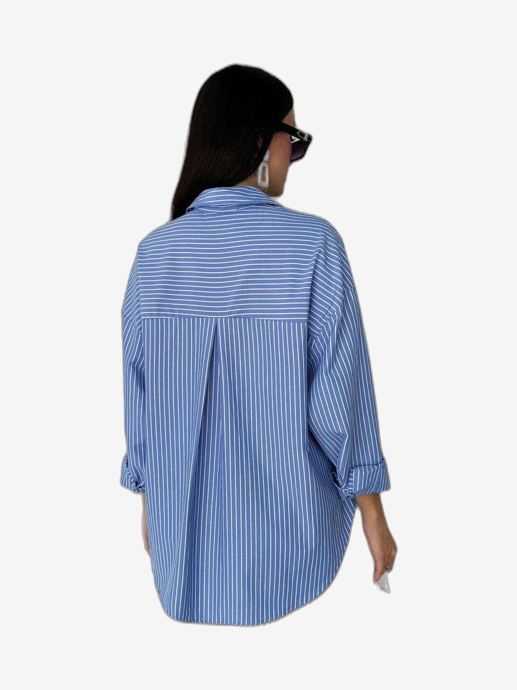 LONCA Camicie Donna Blu Cotone