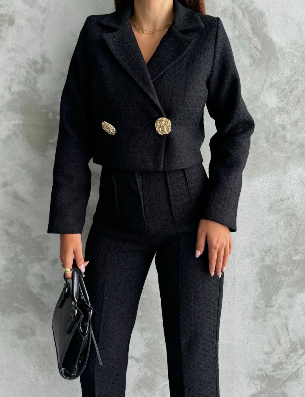 Pantaloni Lonca Donna Nero