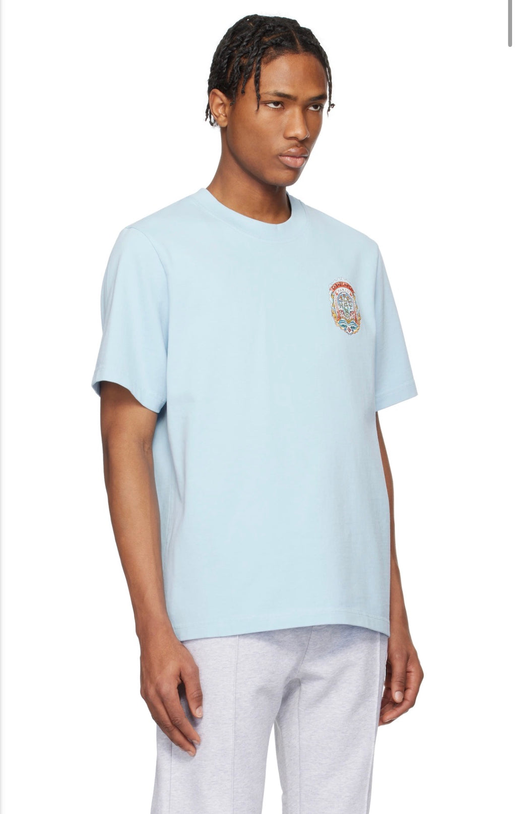 Casa Blanca T-Shirt Uomo Celeste