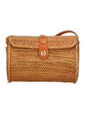 Women's Shoulder Bag - Lavinia Model - Rattan