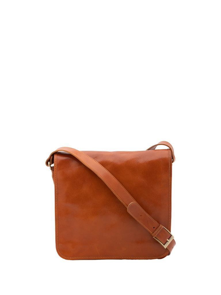 Borsa a tracolla uomo in vera pelle - Modello False - Made in Italy