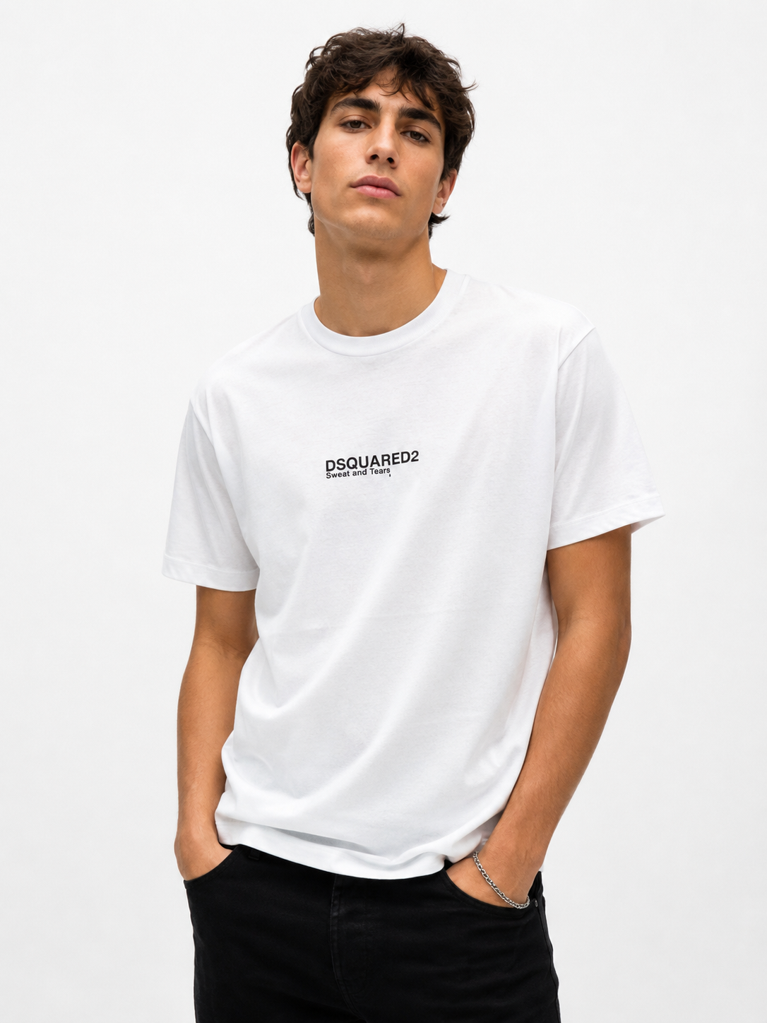 T-Shirt DSQUARED2 Uomo Bianco