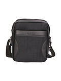 Men's Sling Bag - False Model - Vegan Leather & Nylon