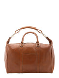 Unisex Genuine Leather Travel Bag - False Model - 100% Cotton