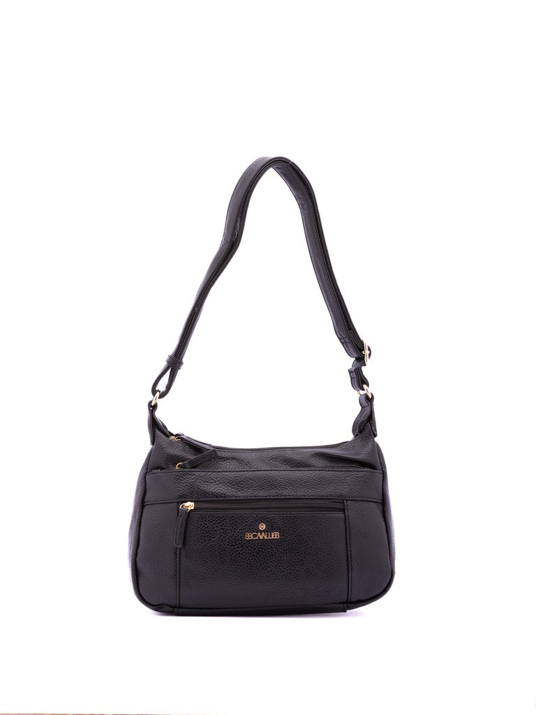 Women's Shoulder Bag - False Design - Faux Leather
