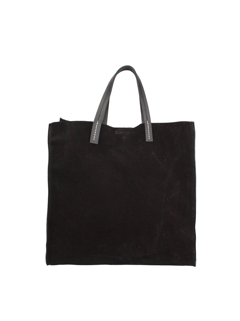 Women's Handmade in Italy Handbag - Novara Lux Model - Suede Leather
