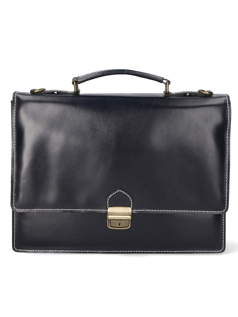 Unisex Genuine Leather Work Bag - Ivo Model