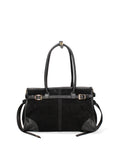 Women's Shoulder Bag - Made in Italy - Novara Ultra Model - Suede Leather
