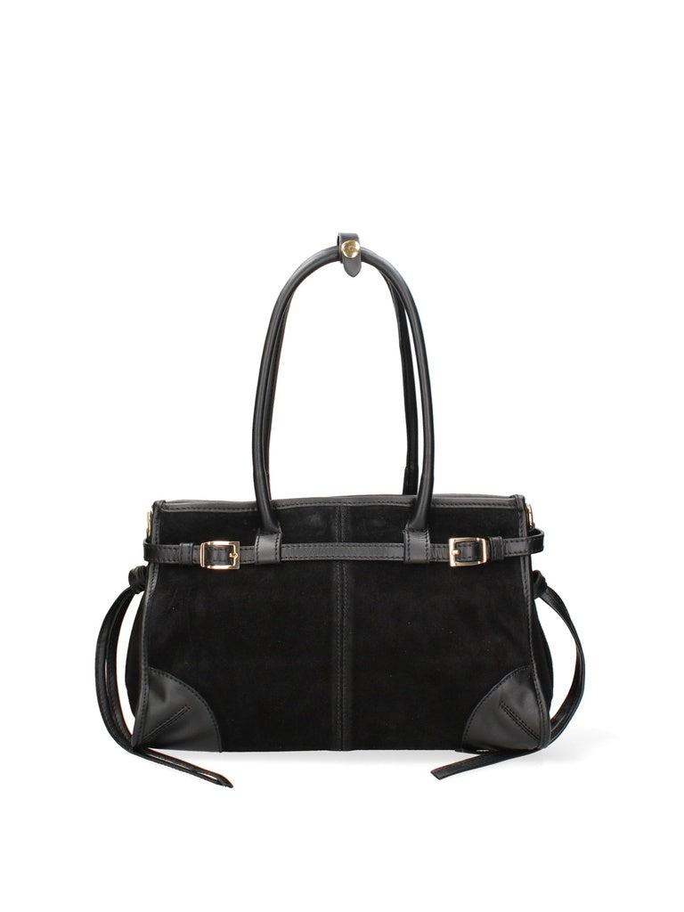 Women's Shoulder Bag - Made in Italy - Novara Ultra Model - Suede Leather
