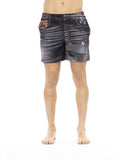 Men's Swimsuit 100% Polyester - False Pattern - Size L