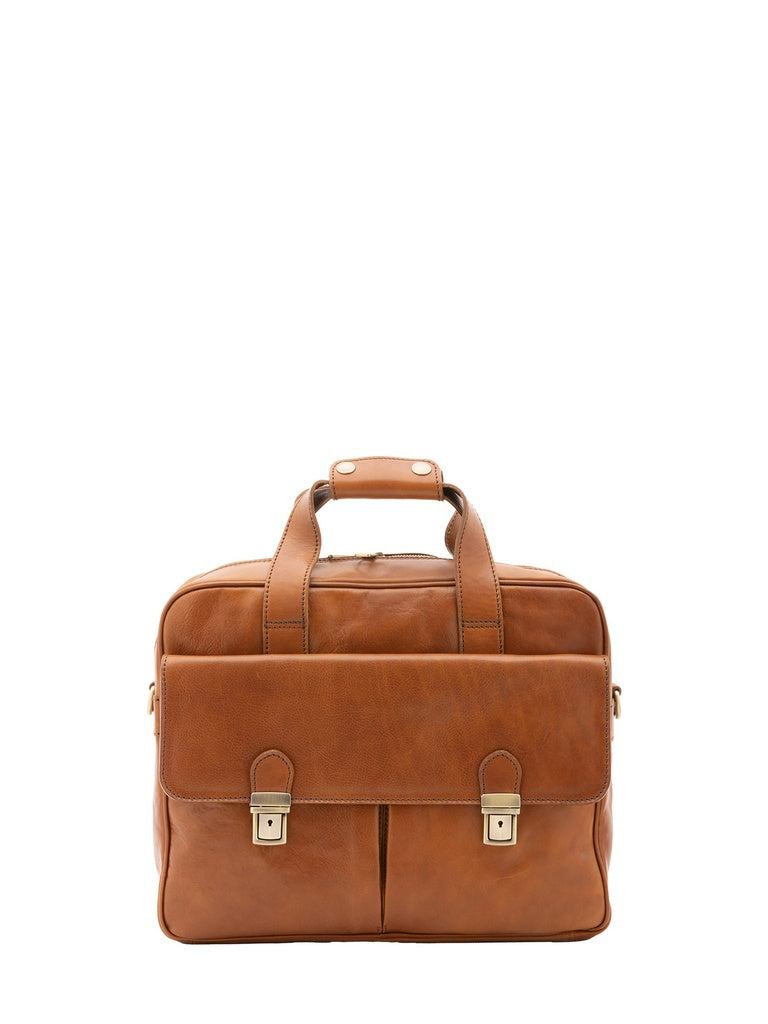 Genuine Leather Unisex Handbag - False Model - Made in Italy